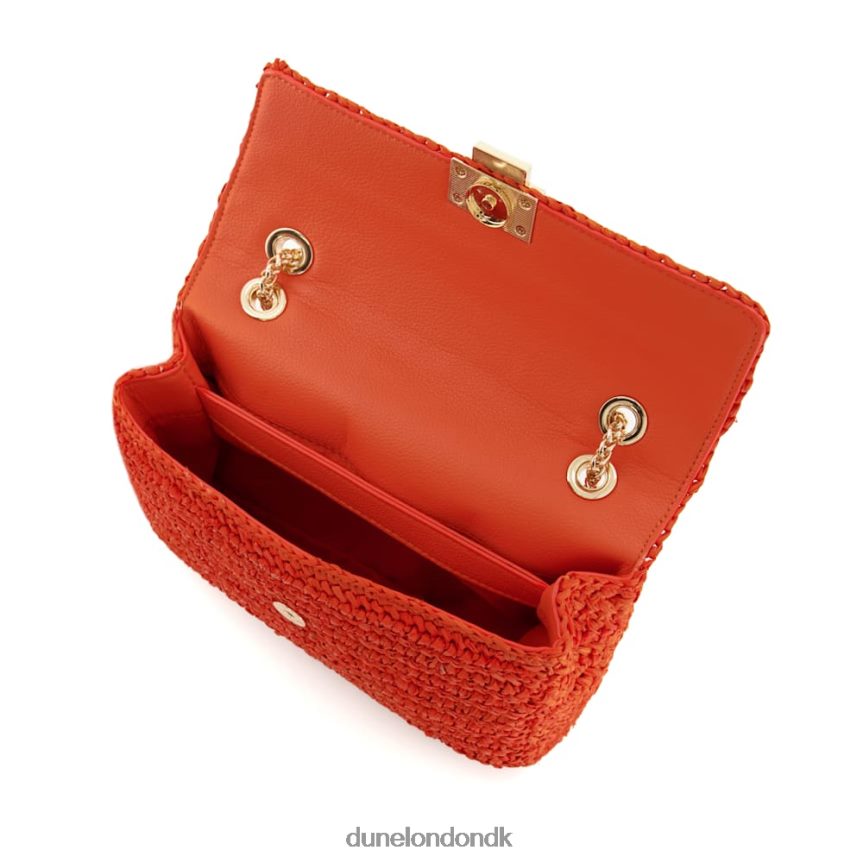 dorchesters vævet raffia crossbody taske Dune London Kvinder orange NXB0609