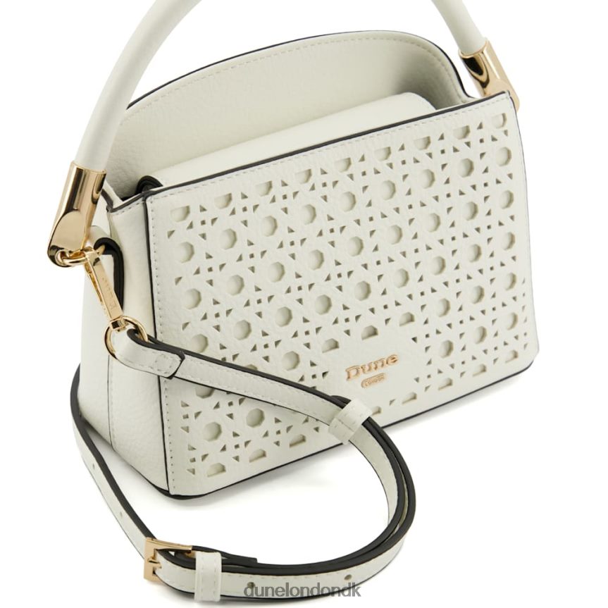 forsinkelse lille laserskåret crossbody-taske Dune London Kvinder hvid NXB060262