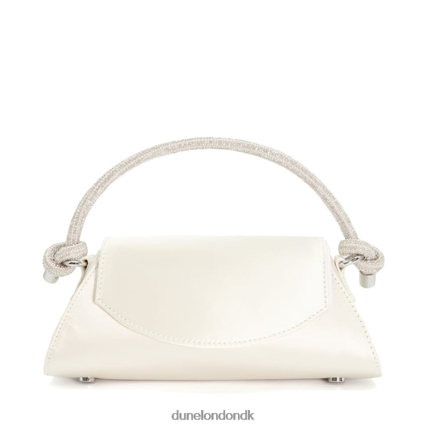 brynley brudetaske i satin med diamantknude Dune London Kvinder elfenben NXB06014