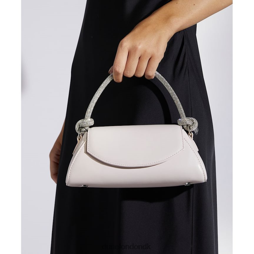 brynley gribetaske med diamantknude Dune London Kvinder ecru NXB060248