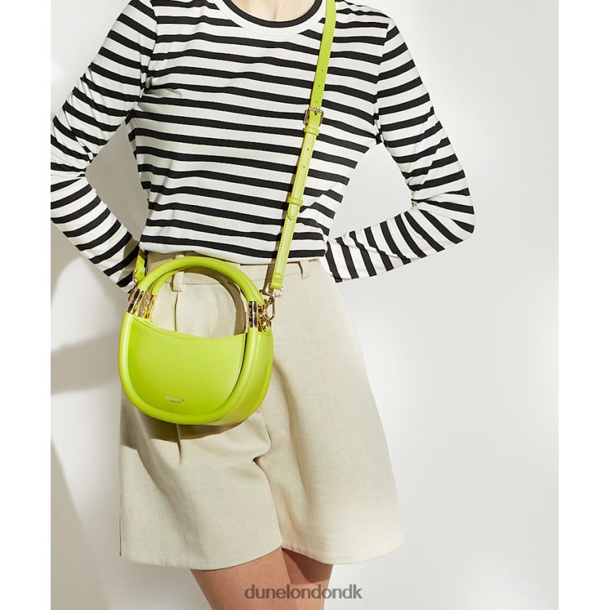 daphny lille gribetaske med buet base Dune London Kvinder Citron NXB06070