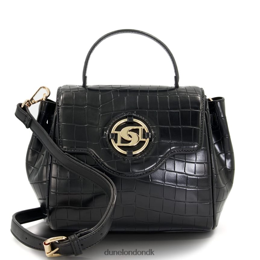 dillion gribetaske med mellemstor krokodilleeffekt Dune London Kvinder sort NXB0607