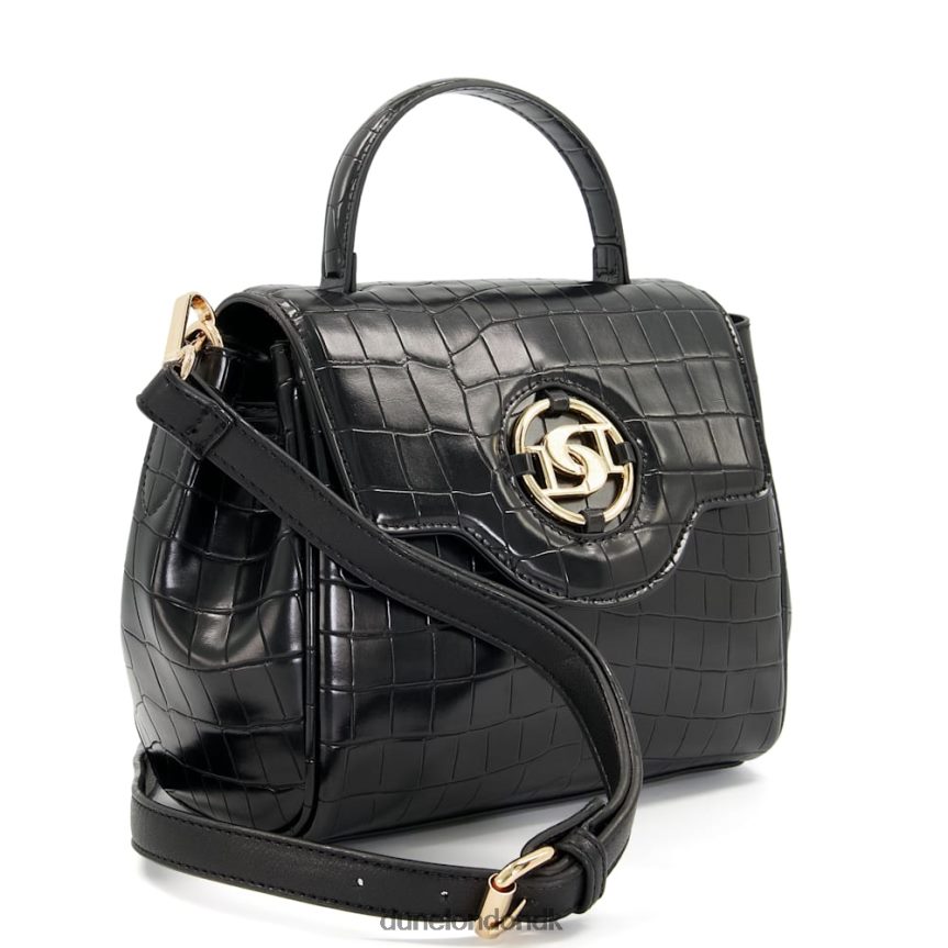 dillion gribetaske med mellemstor krokodilleeffekt Dune London Kvinder sort NXB0607