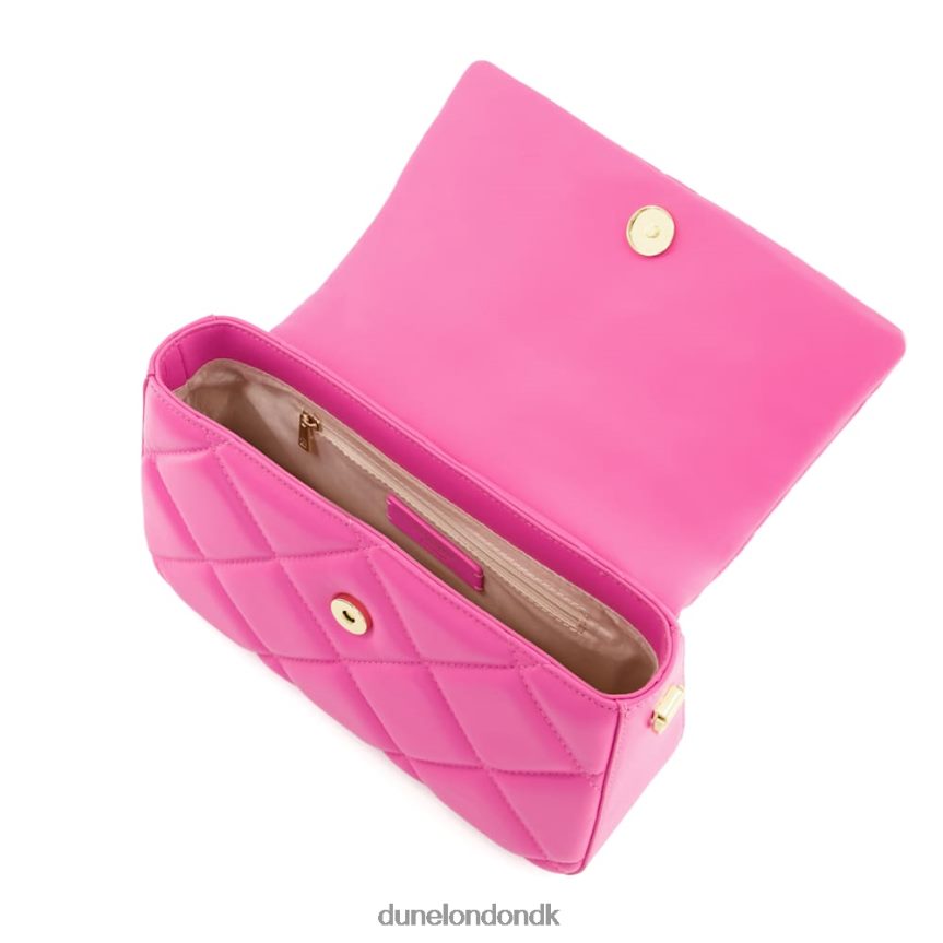 hertuginde s lille quiltet håndtag med flettet tophåndtag Dune London Kvinder fuchsia NXB060182