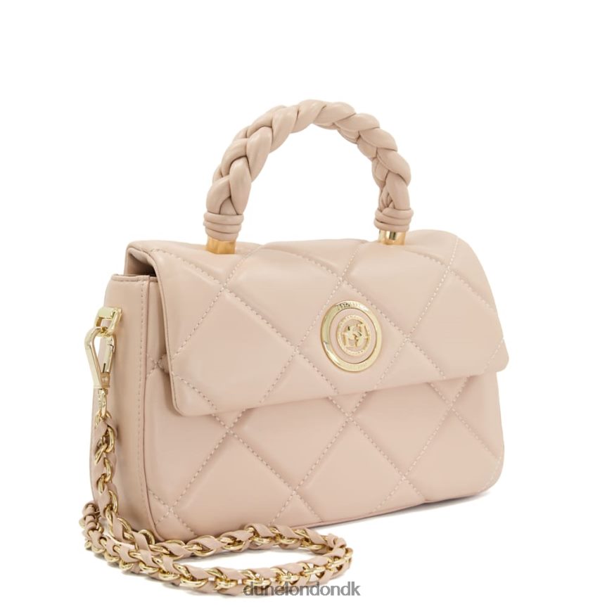 hertuginde s lille quiltet håndtag med flettet tophåndtag Dune London Kvinder rødme NXB060183