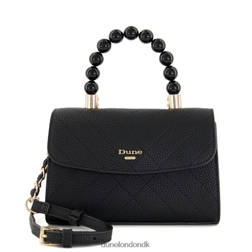 prikker quiltet taske med lille perlehåndtag Dune London Kvinder sort NXB060188