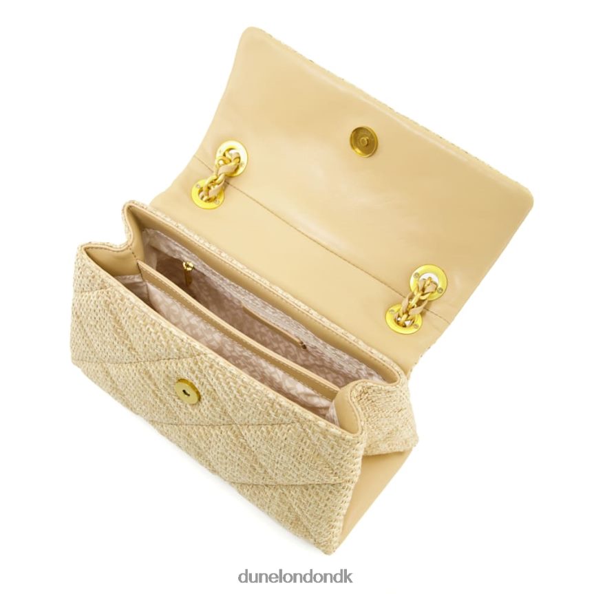 hertuginde medium quiltet raffia taske Dune London Kvinder naturlig NXB060149