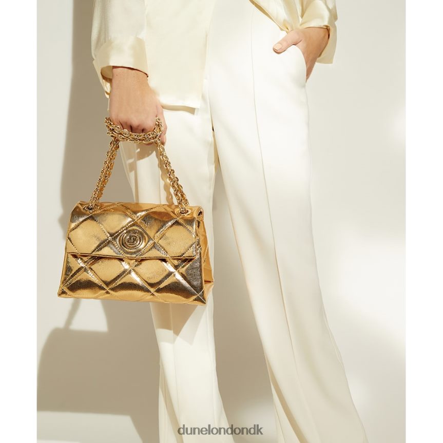 hertuginde medium quiltet trådkædetaske Dune London Kvinder guld NXB060174