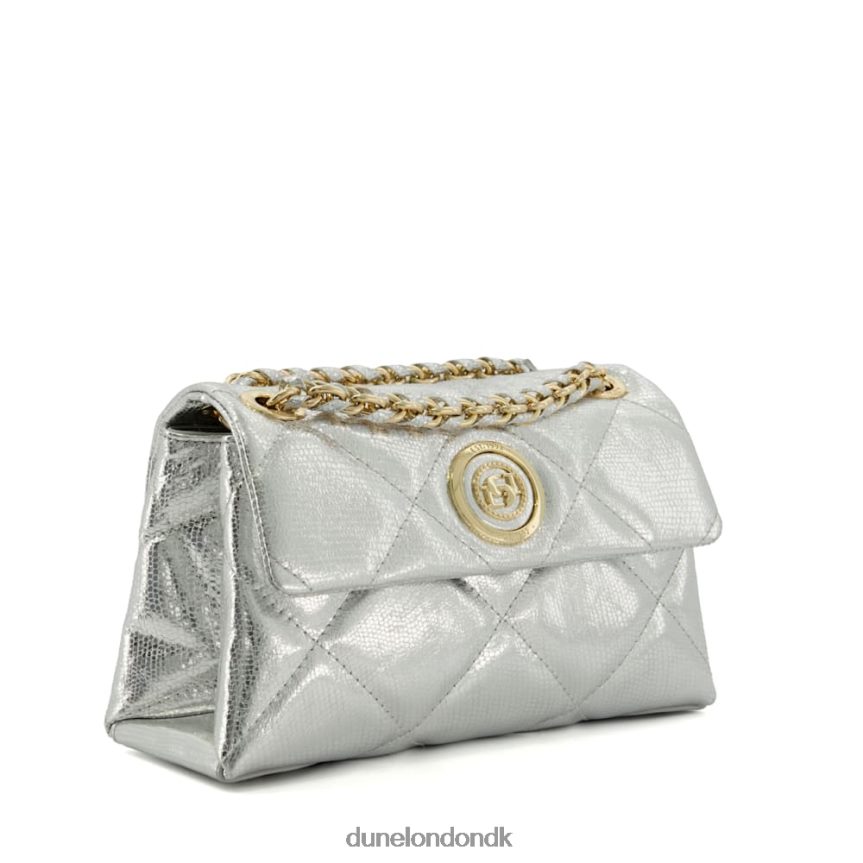 hertuginde s lille quiltet lædertaske Dune London Kvinder sølv NXB06027