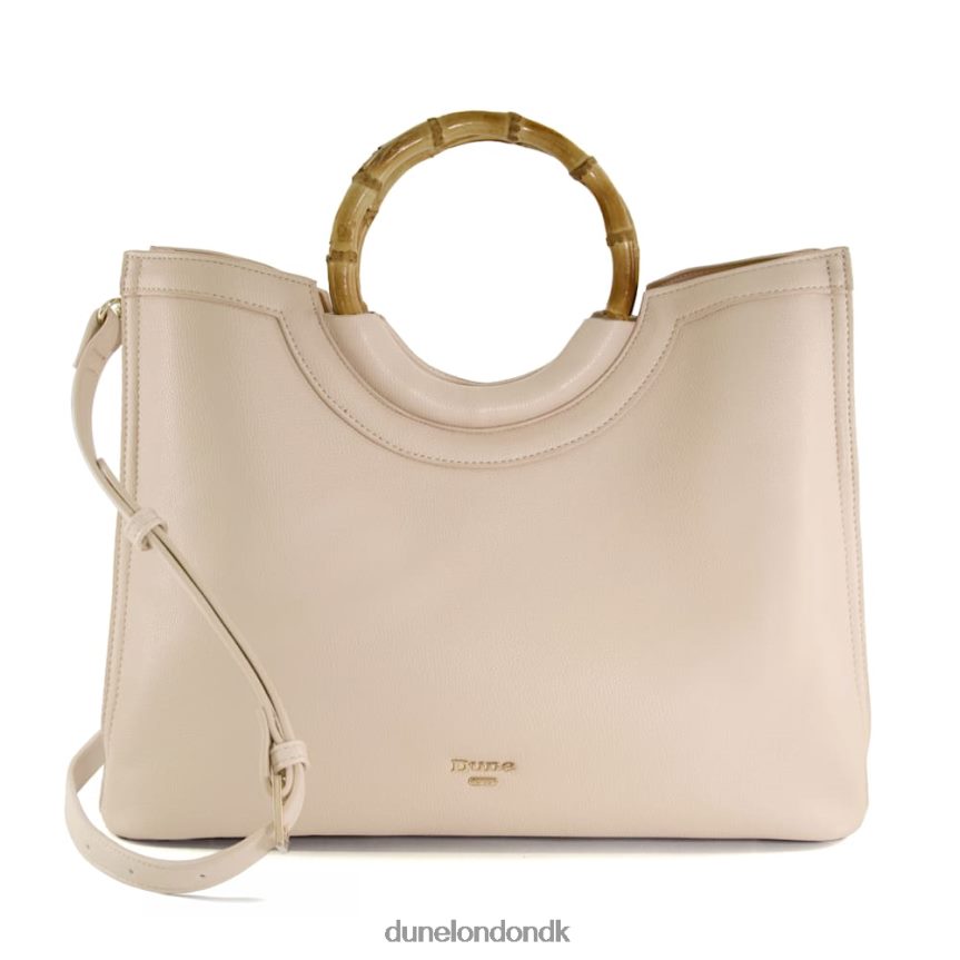 skelne stor shoppertaske med bambushåndtag Dune London Kvinder nøgen NXB060186