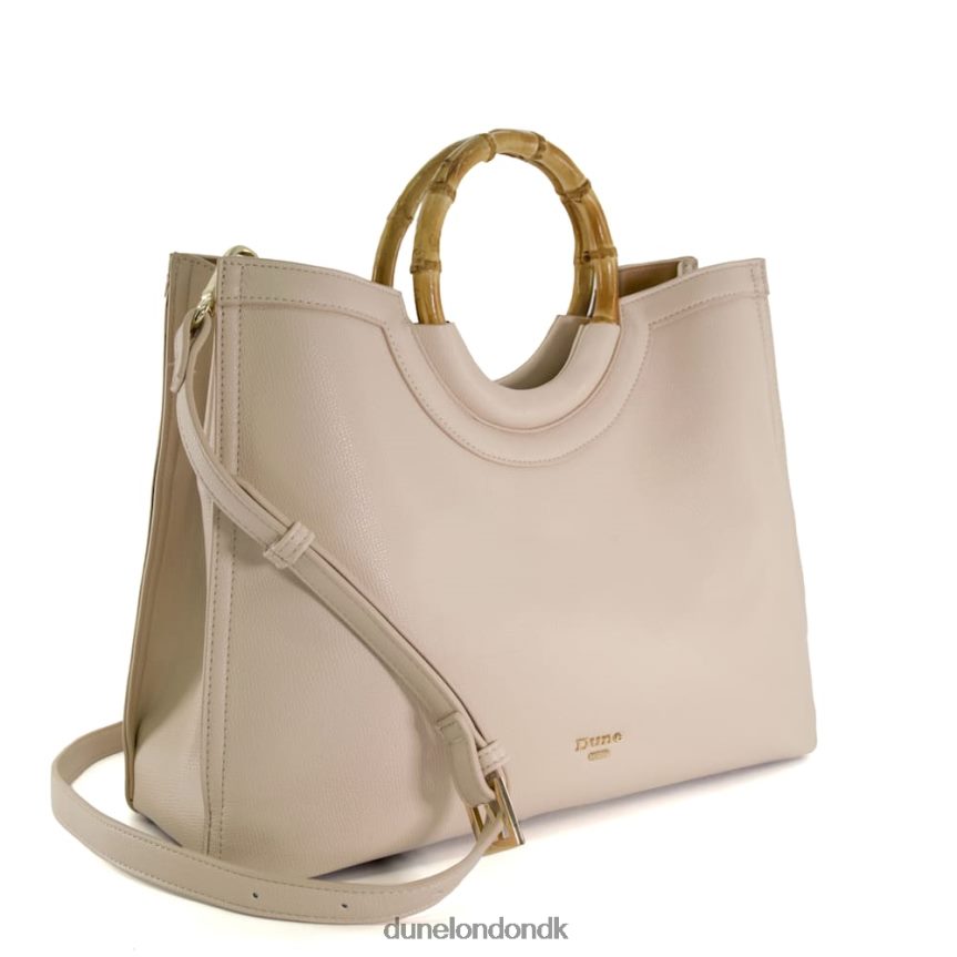 skelne stor shoppertaske med bambushåndtag Dune London Kvinder nøgen NXB060186