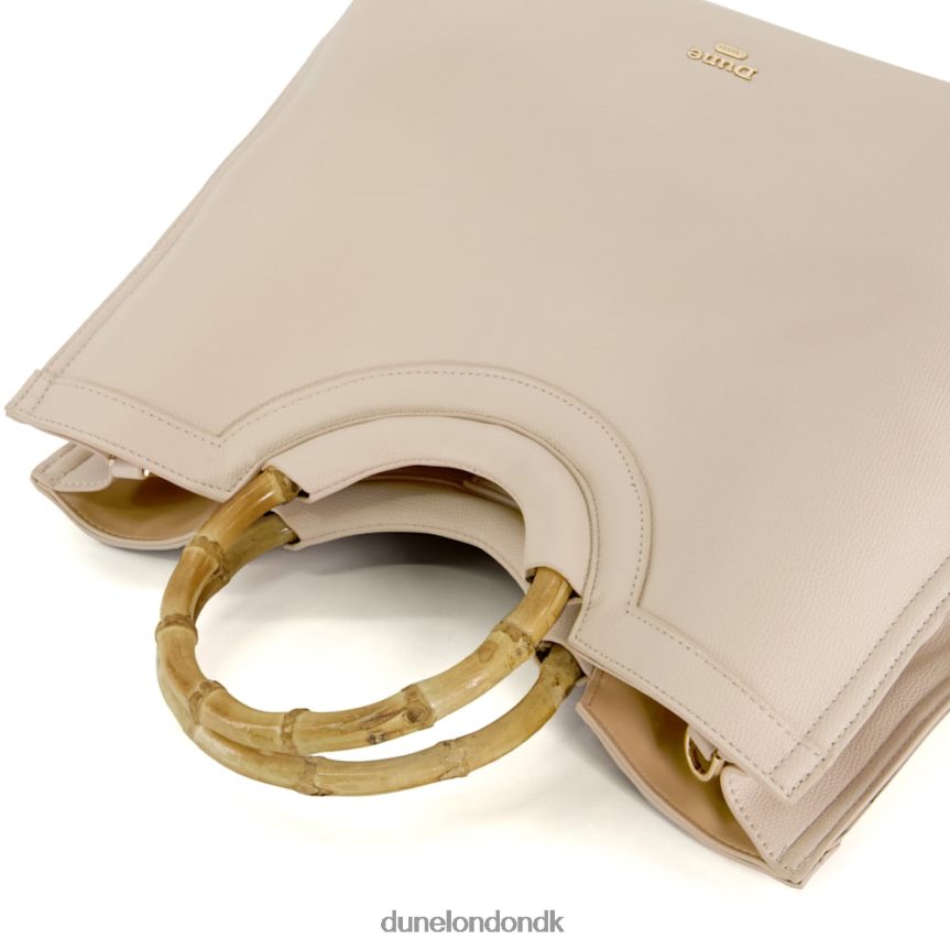 skelne stor shoppertaske med bambushåndtag Dune London Kvinder nøgen NXB060186