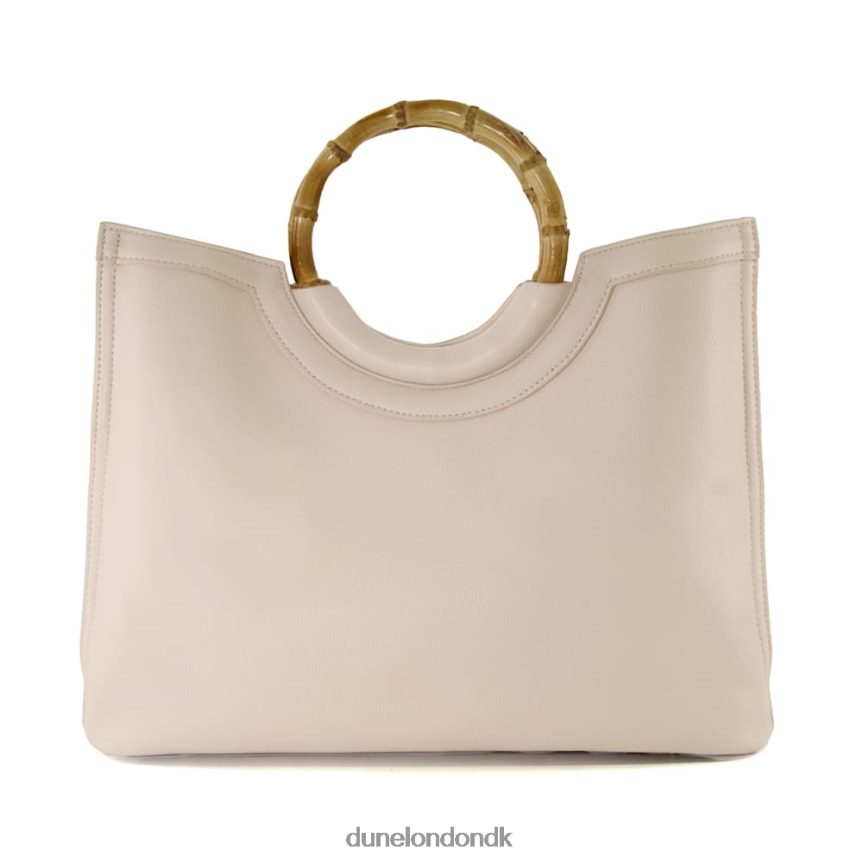 skelne stor shoppertaske med bambushåndtag Dune London Kvinder nøgen NXB060186