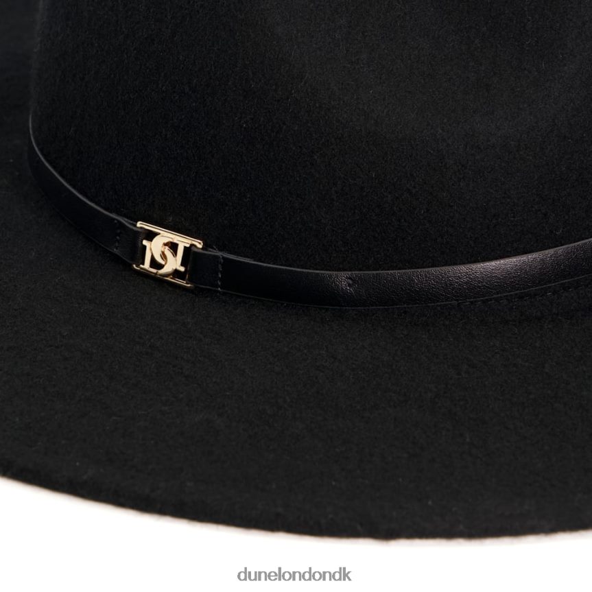 francs mærket ulden fedora hat Dune London Kvinder sort NXB060293