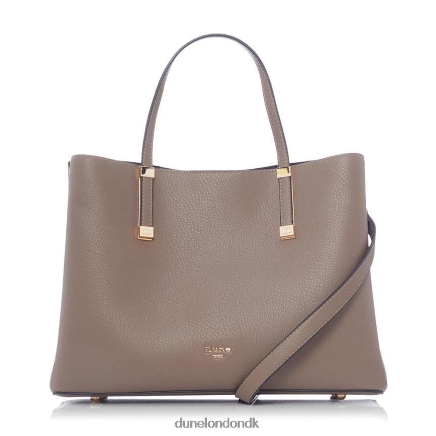 dorrie logo-hardware mulepose Dune London Kvinder grå NXB060392