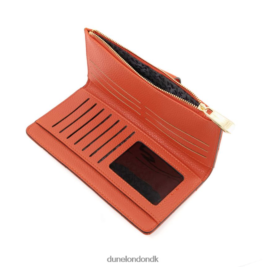 klintons tur-lås-rem quiltet kortholder Dune London Kvinder orange NXB060202