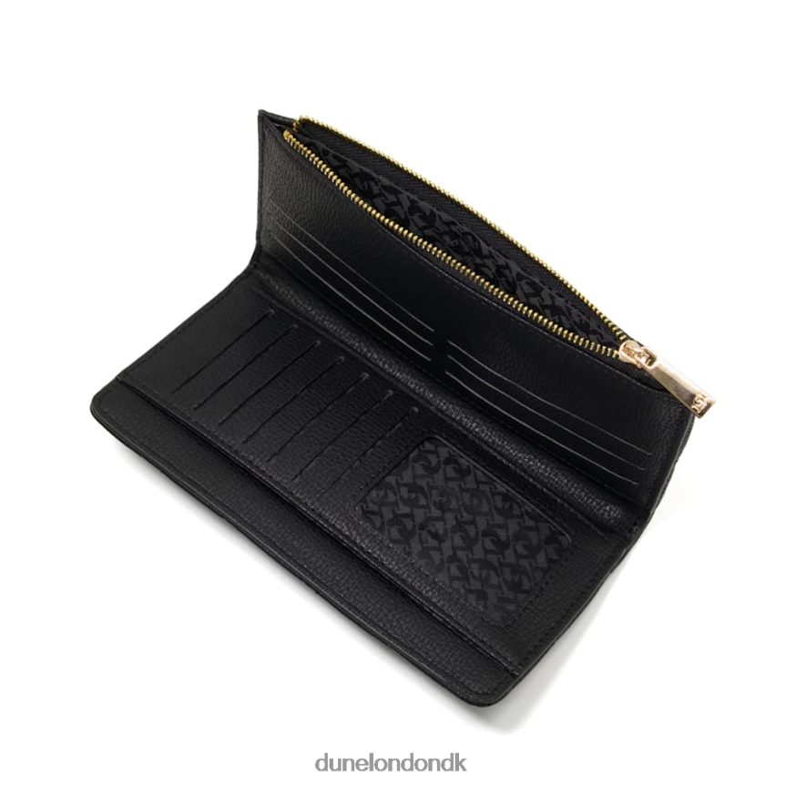 klintons tur-lås-rem quiltet kortholder Dune London Kvinder sort NXB060220