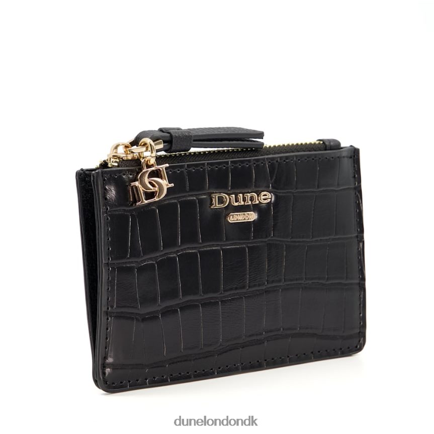 knoxville struktureret charm-detalje kortholder Dune London Kvinder sort NXB060315