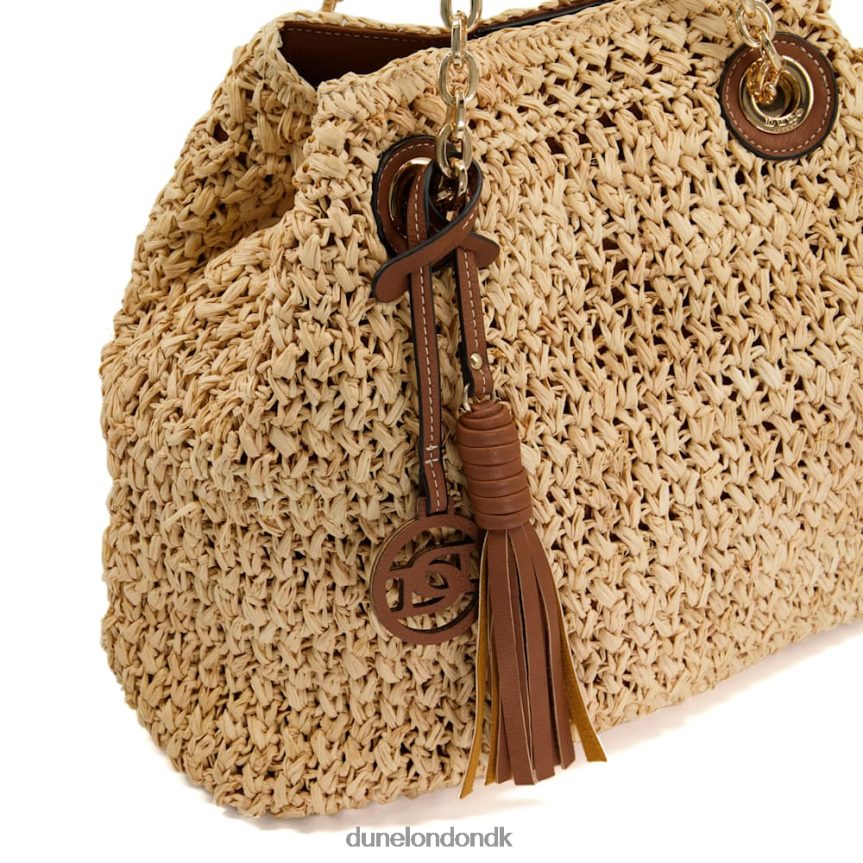 destinationer medium raffia skuldertaske Dune London Kvinder naturlig NXB060140