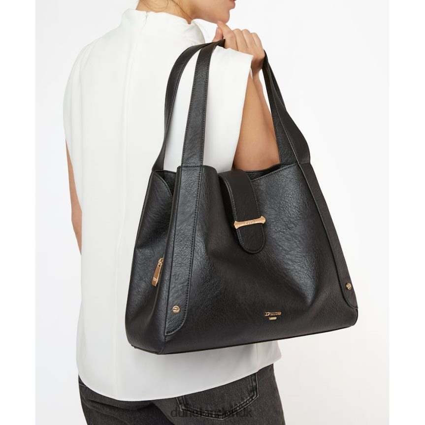 dixen sløj skuldertaske Dune London Kvinder sort NXB060391