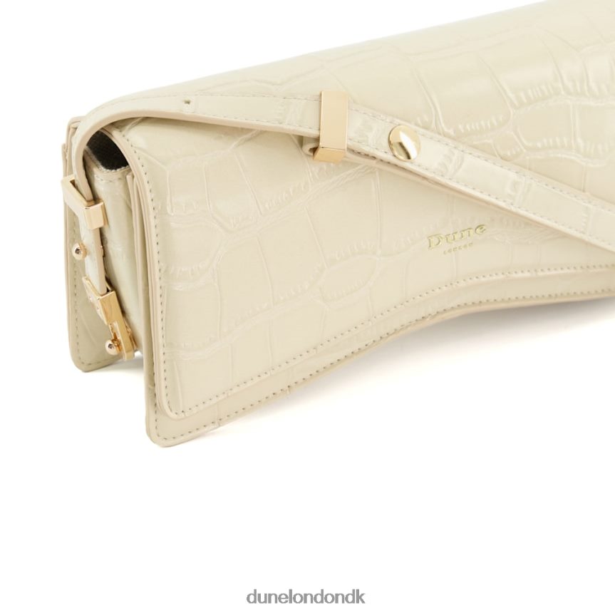 dooley skuldertaske med buet base Dune London Kvinder ecru NXB060207