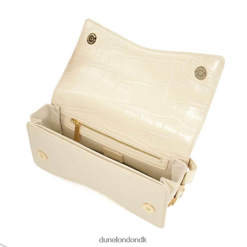 dooley skuldertaske med buet base Dune London Kvinder ecru NXB060207