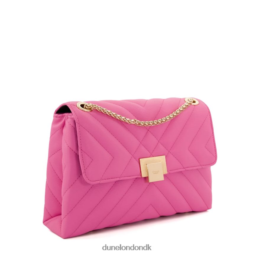 dorchester lille quiltet skuldertaske Dune London Kvinder fuchsia NXB060155