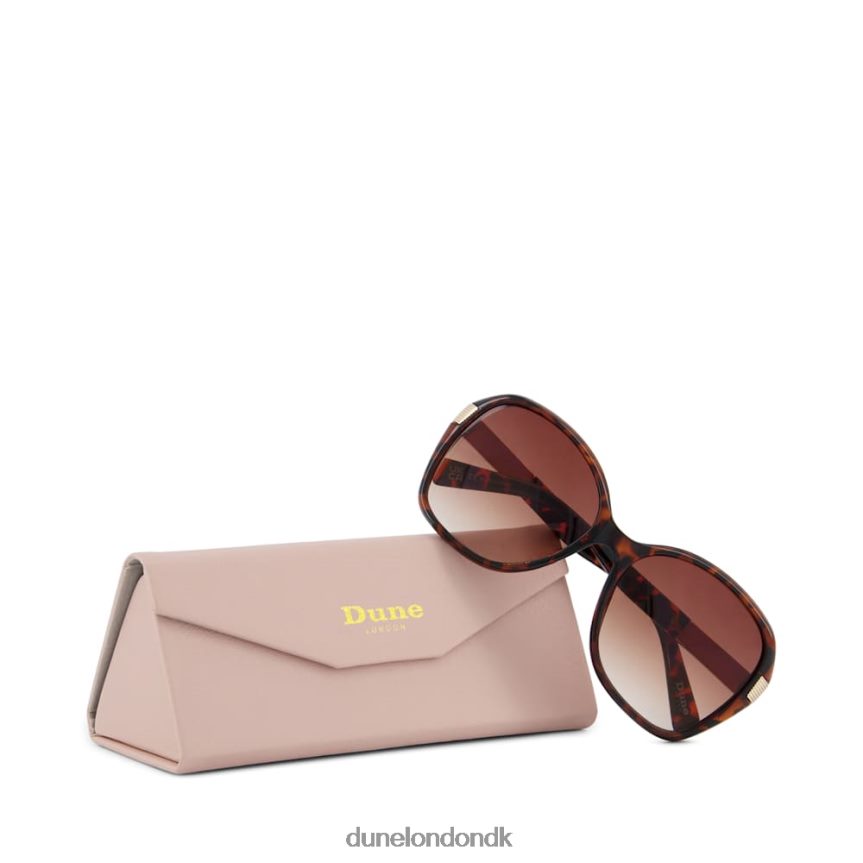 grennada overdimensionerede solbriller Dune London Kvinder skildpaddeskal NXB060154