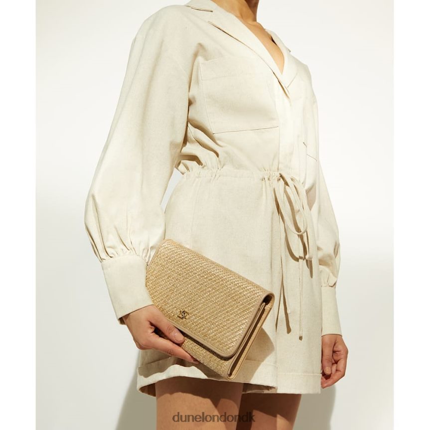 skyhøje medium raffia rejsepung Dune London Kvinder naturlig NXB060241