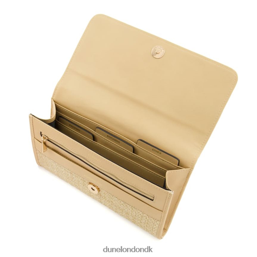 skyhøje medium raffia rejsepung Dune London Kvinder naturlig NXB060241