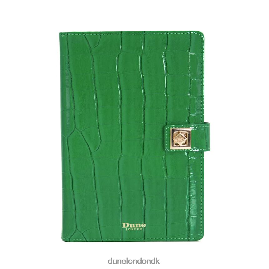 underskrevet turn-lock a5 notesbog Dune London Kvinder grøn NXB060240