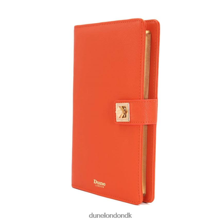 underskrevet turn-lock a5 notesbog Dune London Kvinder orange NXB060239