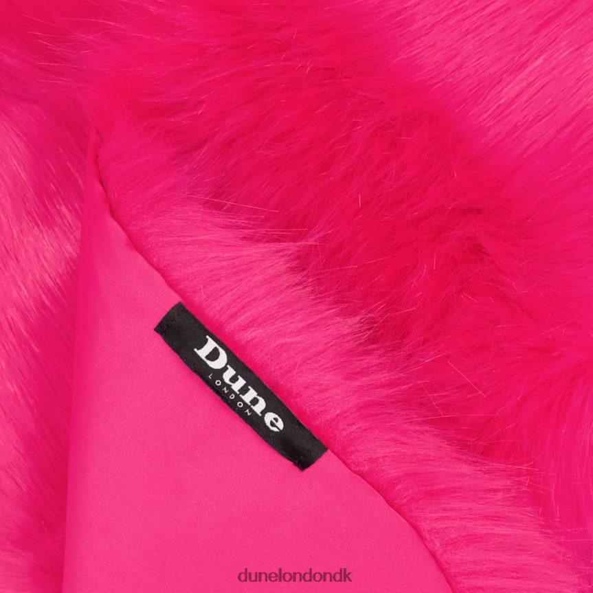 landan fluffy imiteret pelstørklæde Dune London Kvinder lyserød NXB060288