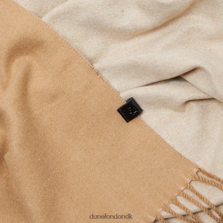 leslie colour-blok frynset tørklæde Dune London Kvinder kamel NXB060303