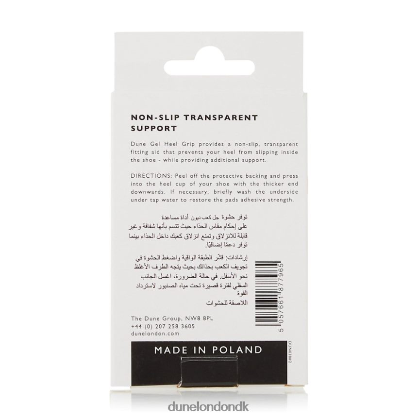 gel hæl greb gel hæl greb Dune London unisex hvid NXB060394